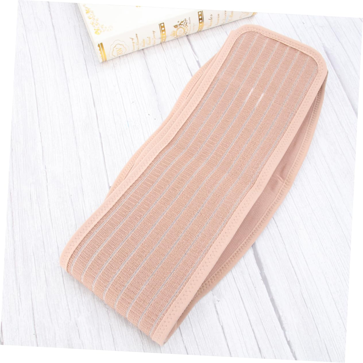 Maternity Belly Belt and Abdomen Support Band Breathable Waist Care Belt Pregnancy Protector Back Brace for Women Beige Free Size image number 3