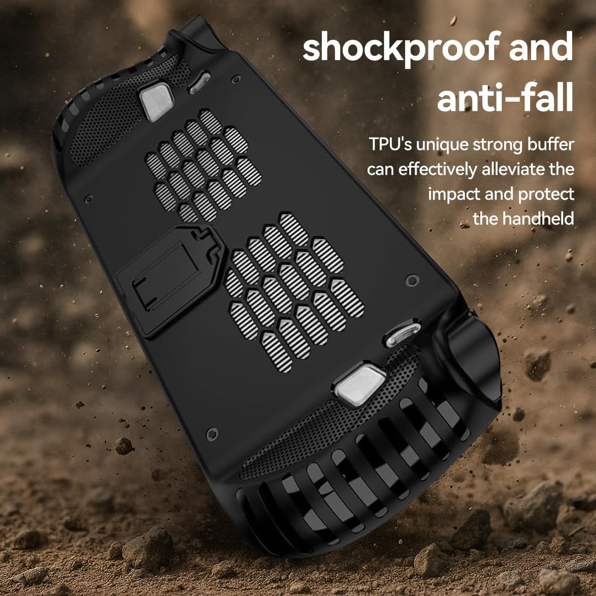 T Tersely Case for Lenovo Legion Go S (2025) - Soft TPU Shockproof Cover with Rugged Design, Anti-Slip & Anti-Fingerprint - Protective Shell for 8" Handheld Gaming Console (White) image number 3