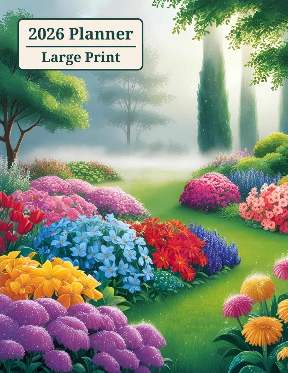 2026 Planner Large Print: Monthly Calendar with Australian Holidays, for Impaired Vision