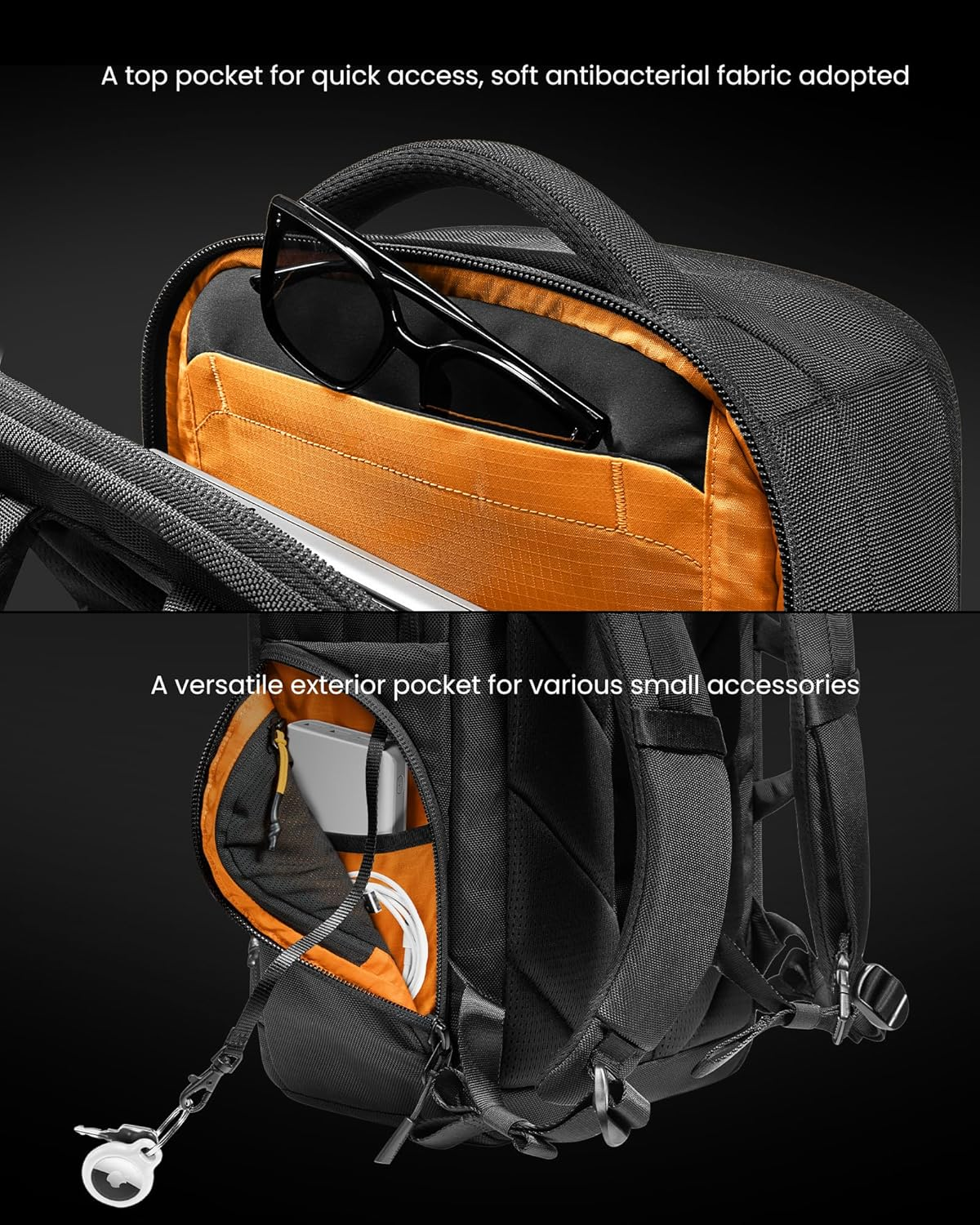 Tomtoc Laptop Backpack X-Pac Techpack Designed for Business Professional Commuter, City Compact Backpack for 16-Inch Macbook Pro image number 2