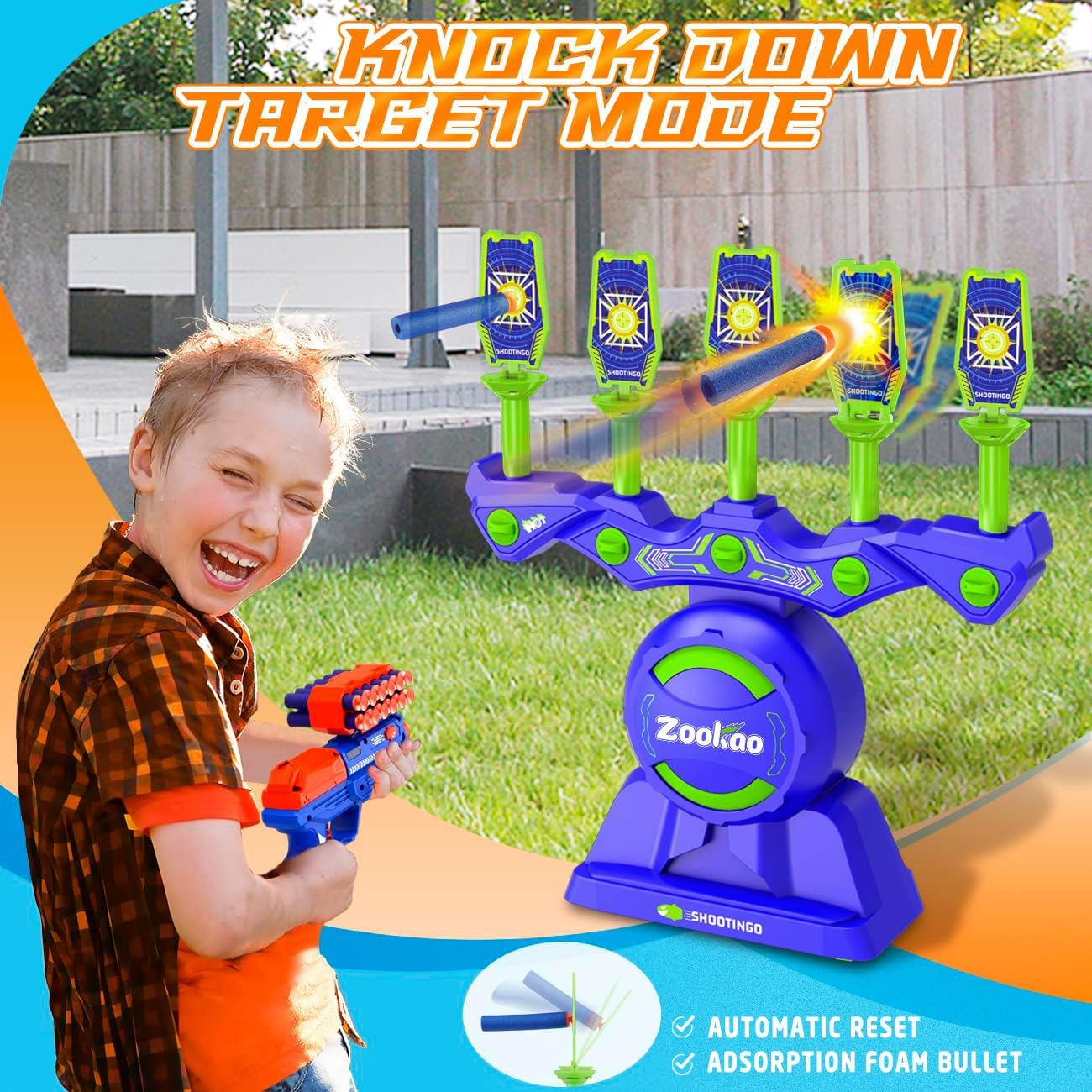 Zookao Hover Toy Gun for Gun Target, from 6 7 8 9 10 11 12 Years Boy Christmas Birthday Gifts - Indoor & Outdoor Games for Kids image number 3