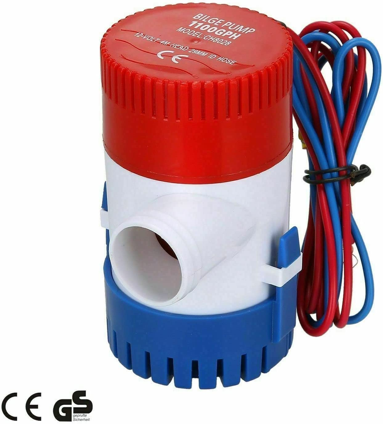 1100GPH Submersible Bilge Water Pump 12V Camp Fishing Boat Caravan Camping