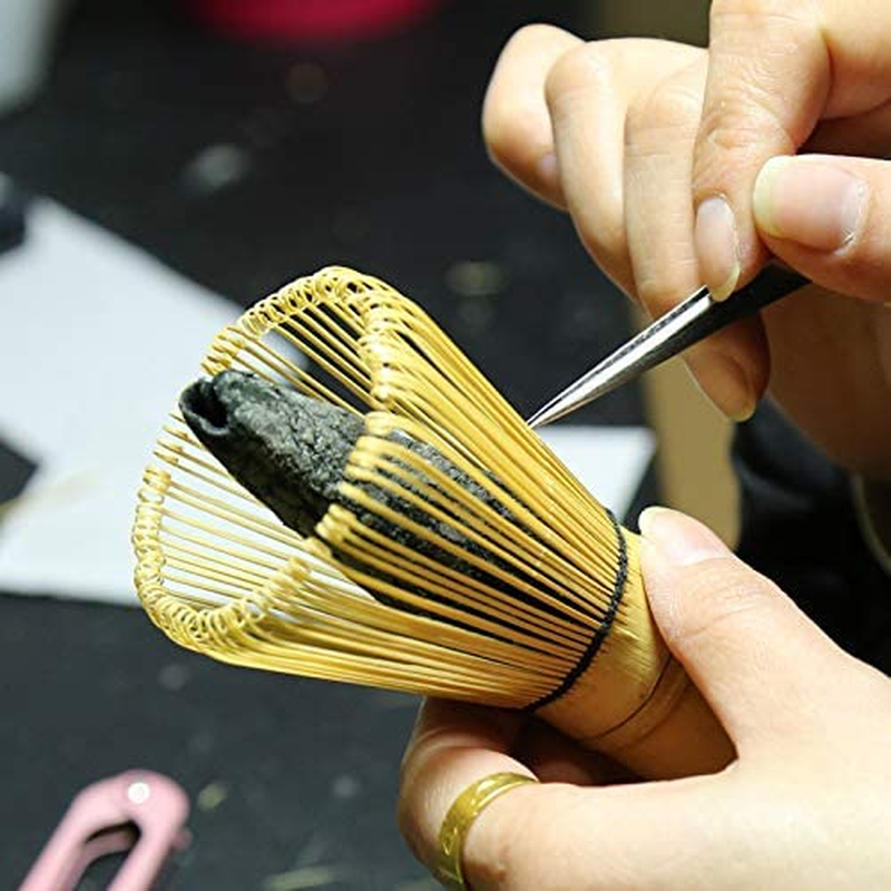 Handcrafted Golden Bamboo Matcha Whisk, Traditional Japanese Chasen Matcha Stirrer -Bamboo Whisk Made from Durable and Sustainable Organic Bamboo image number 5