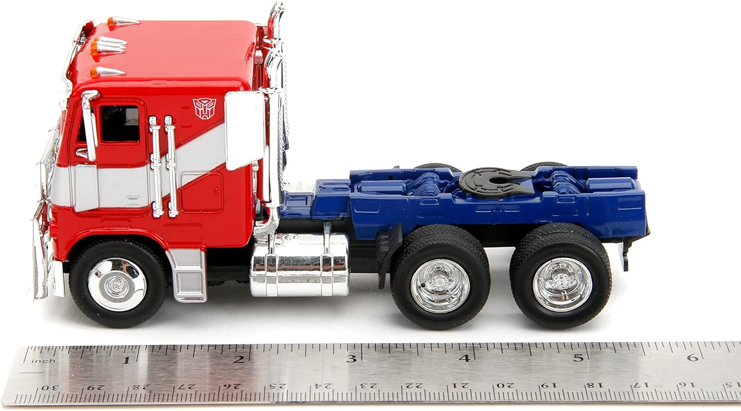 Jada Toys Transformers: Rise of the Beasts Optimus Prime 1:32 Scale Vehicle Vehicle Toy image number 5
