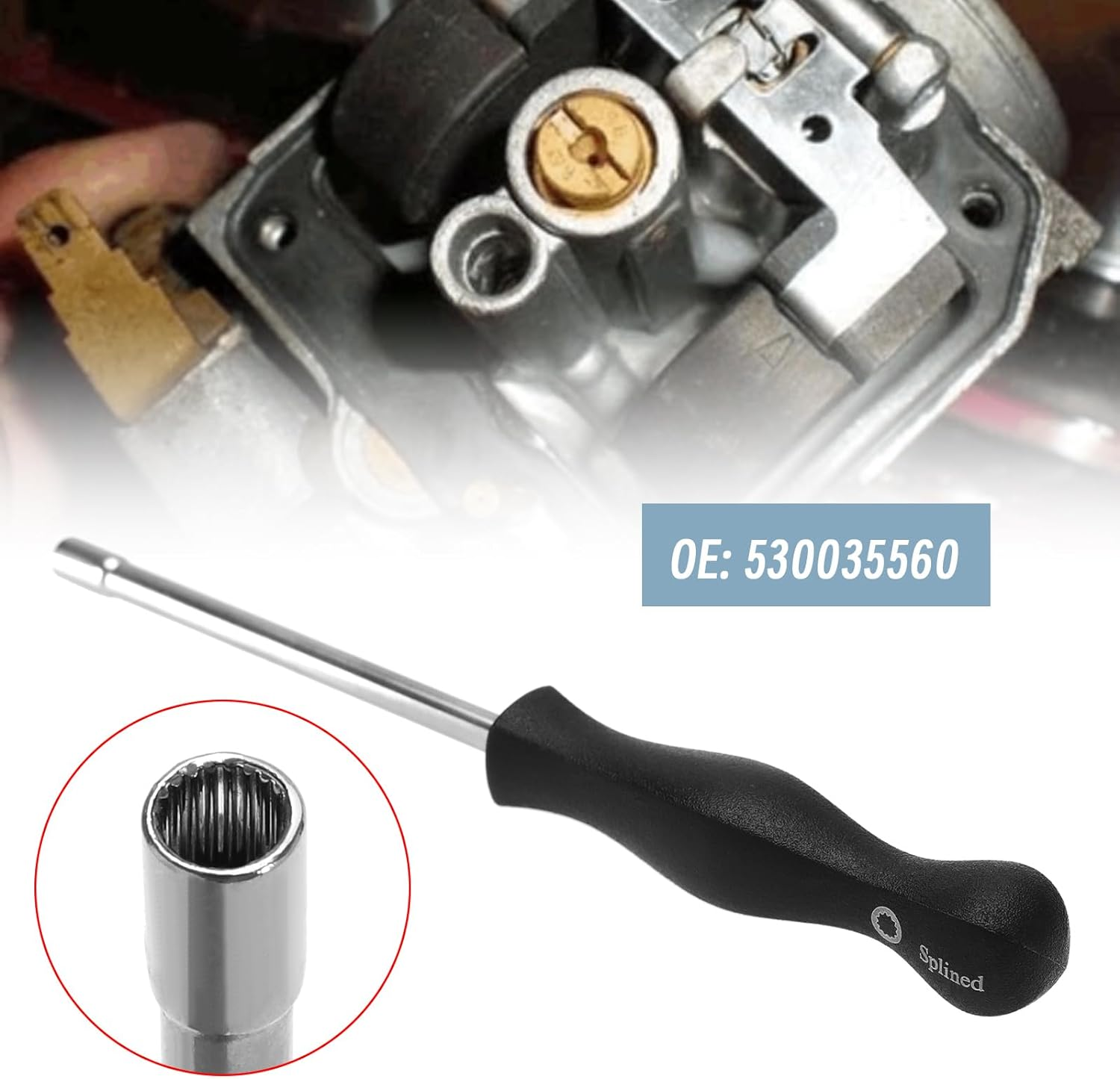 LT Easiyl 2PCS Carburetor Adjusting Tool Compatible with Husqvarna Compatible with Poulan Compatible with Weedeper Compatible with Craftman 530035560 image number 6