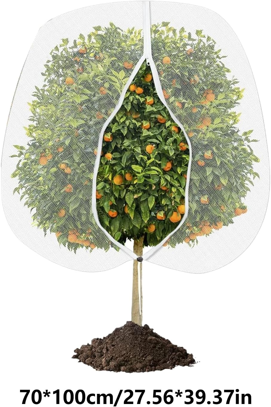 Bird Netting for Fruit Trees - Plant Cover with Drawstring - Lightweight Gnat-Proof Tree Netting for Outdoors, Patio, Backyard, Landscaping, Garden, Farm image number 4