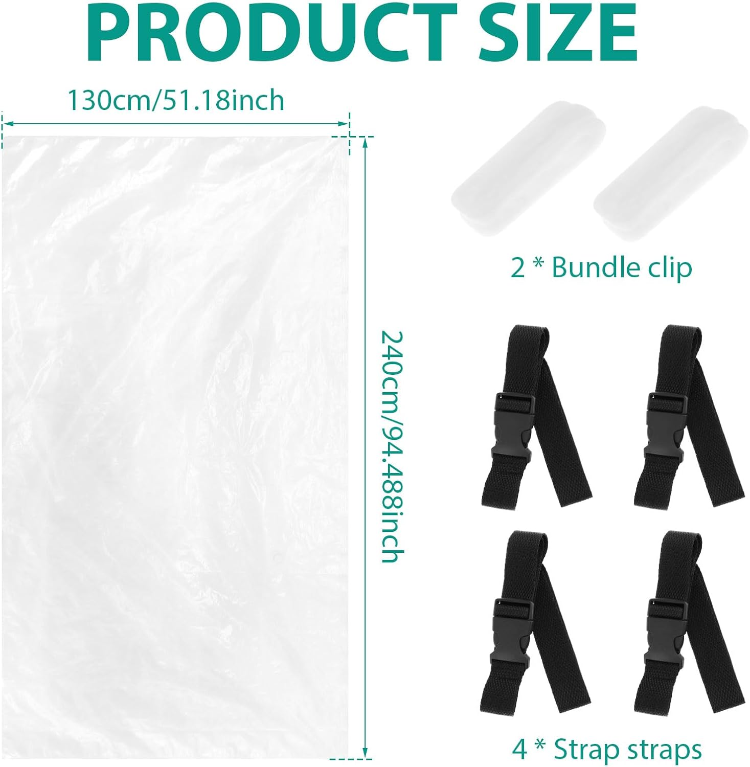 MABCIRY Mattress Vacuum Bag for Moving and Storage, Leakproof Vacuum Seal Mattress Bag, Transparent Vacuum Mattress Storage Bag, Memory Foam Latex Mattress Bag image number 3