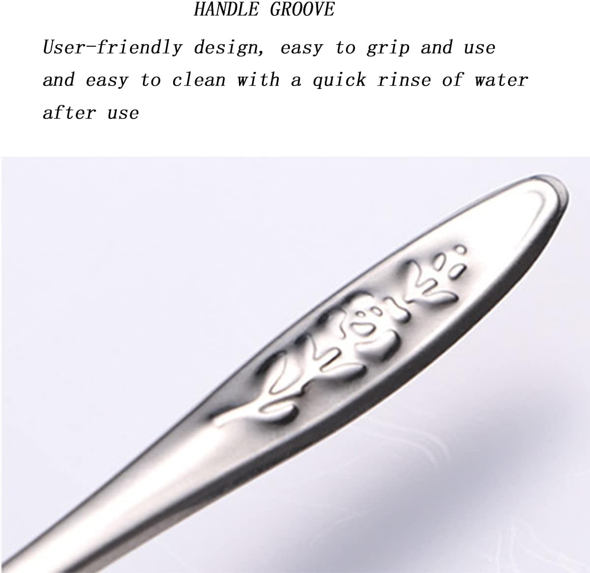 YIUIRUOI 6 Stainless Steel Pet Feeding Spoons, Parrot Feeding Tool, Chick Bird Feeder.