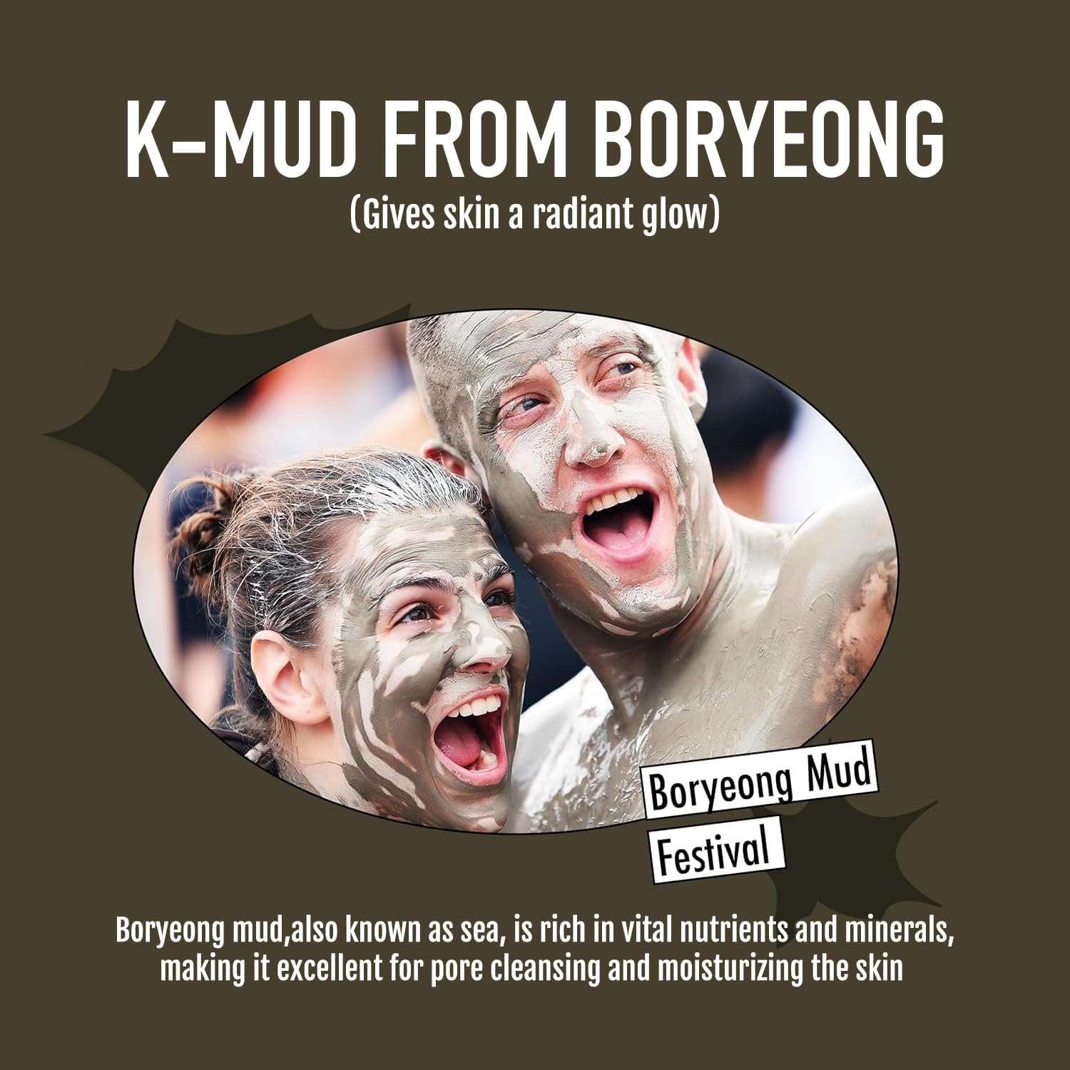 Recovery Mud Mask, Relief Mud Mask,Mud Masks for Face, Hydrating & Moisturizing Deep Pore Cleanser