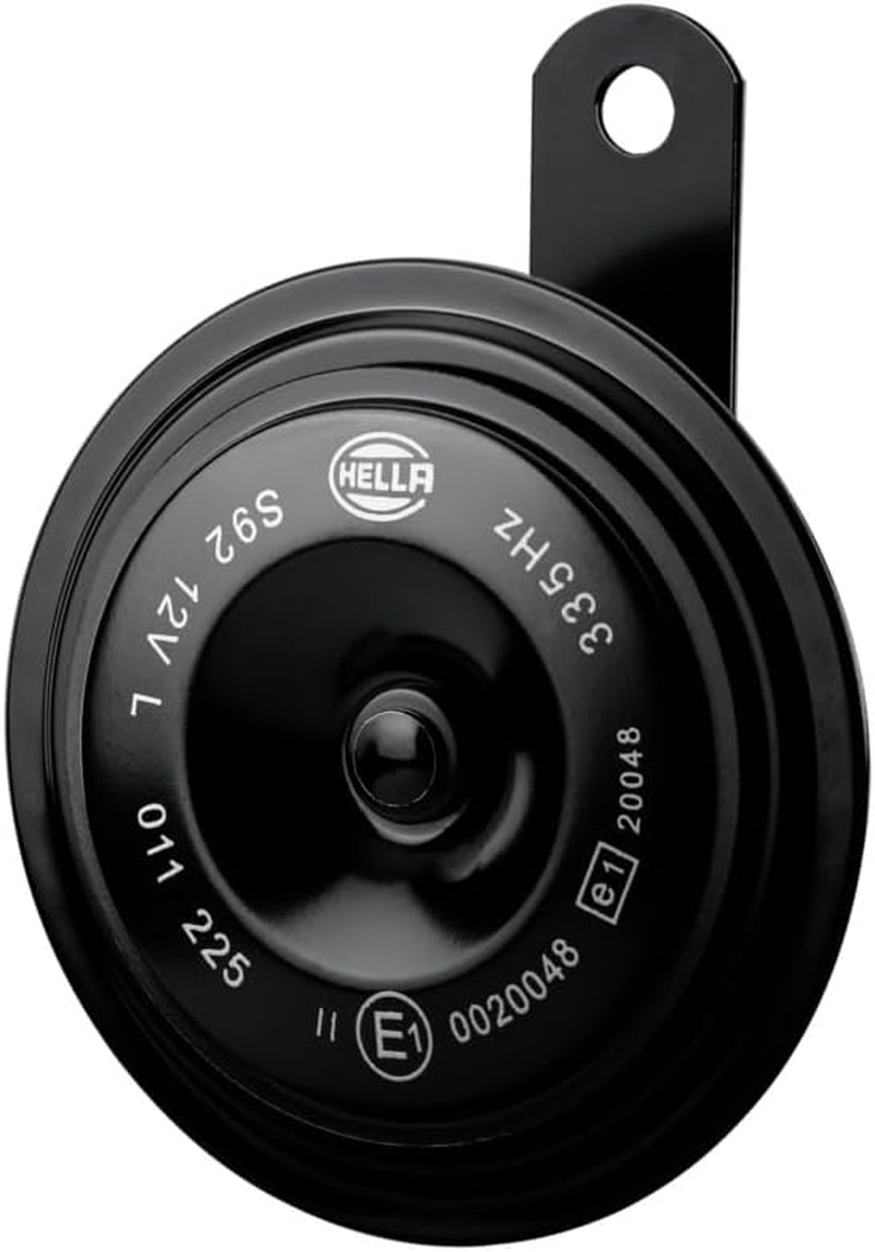 HELLA 011225871 Black 92Mm 12V BX Disc Horn Kit (Universal Fit)