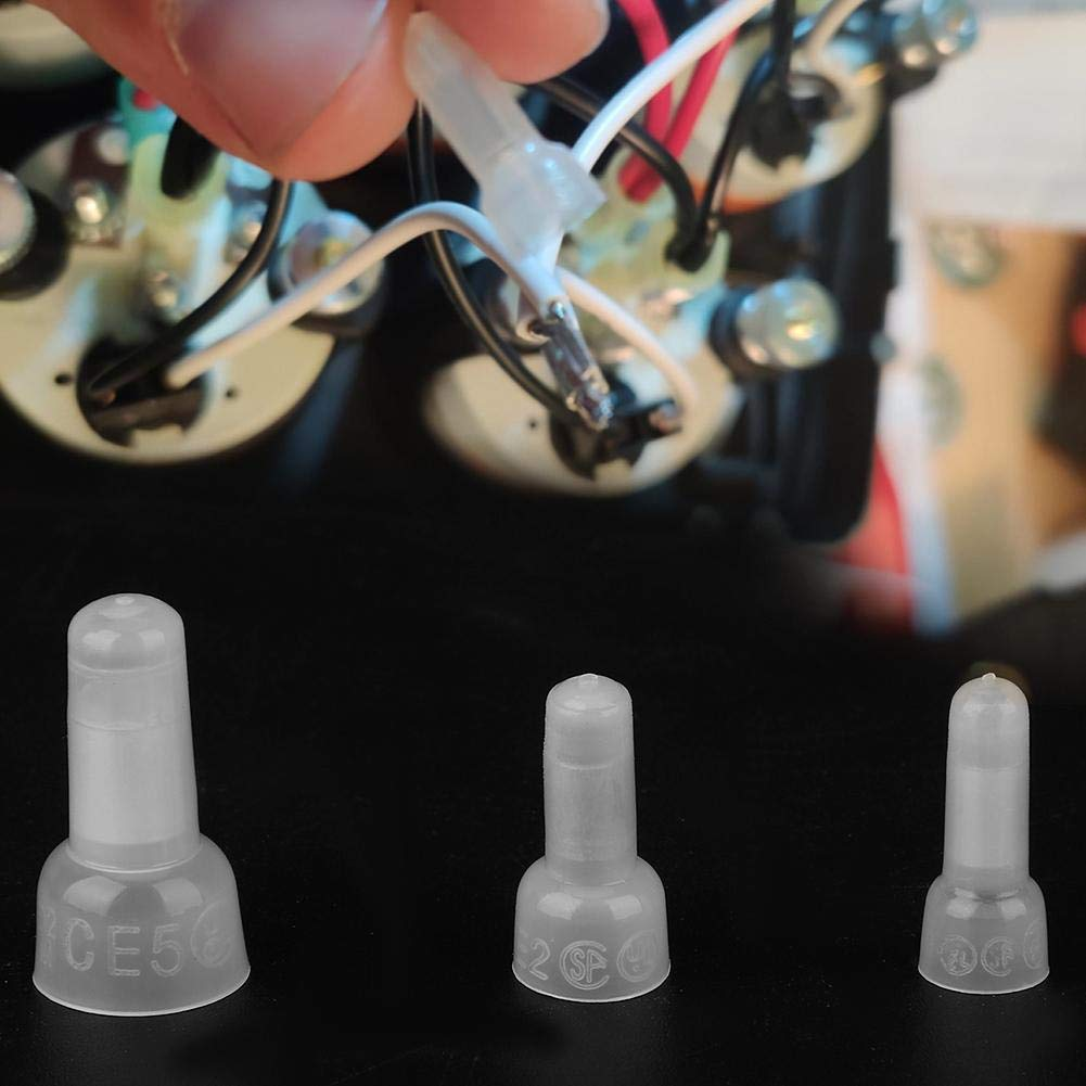 300Pcs 22-16/16-14/12-10 Gauge Close End Cap Crimp Terminals Connectors Kit image number 6