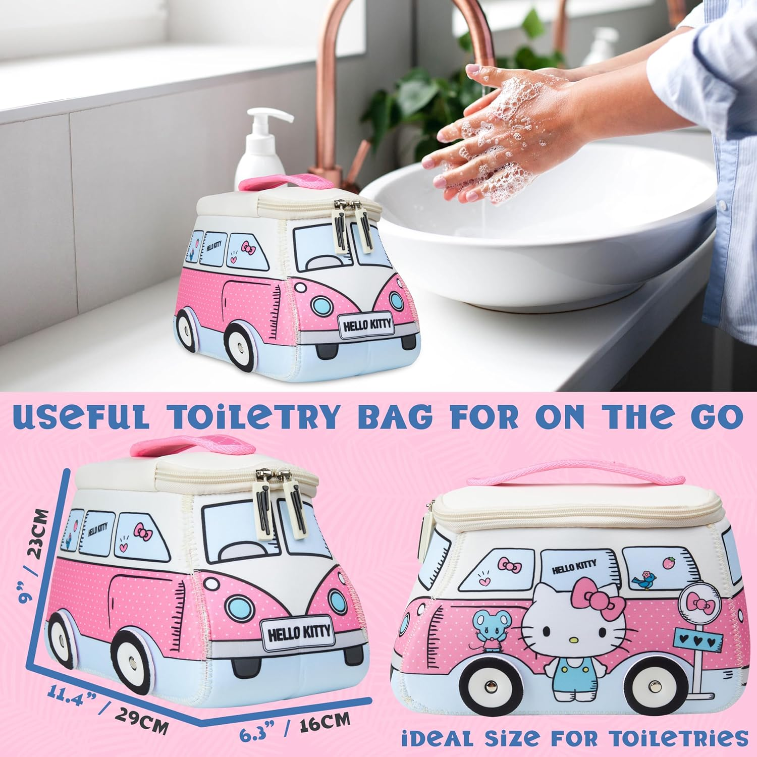 Get Trend Toiletry Bag (Pink/Multicolor) image number 2