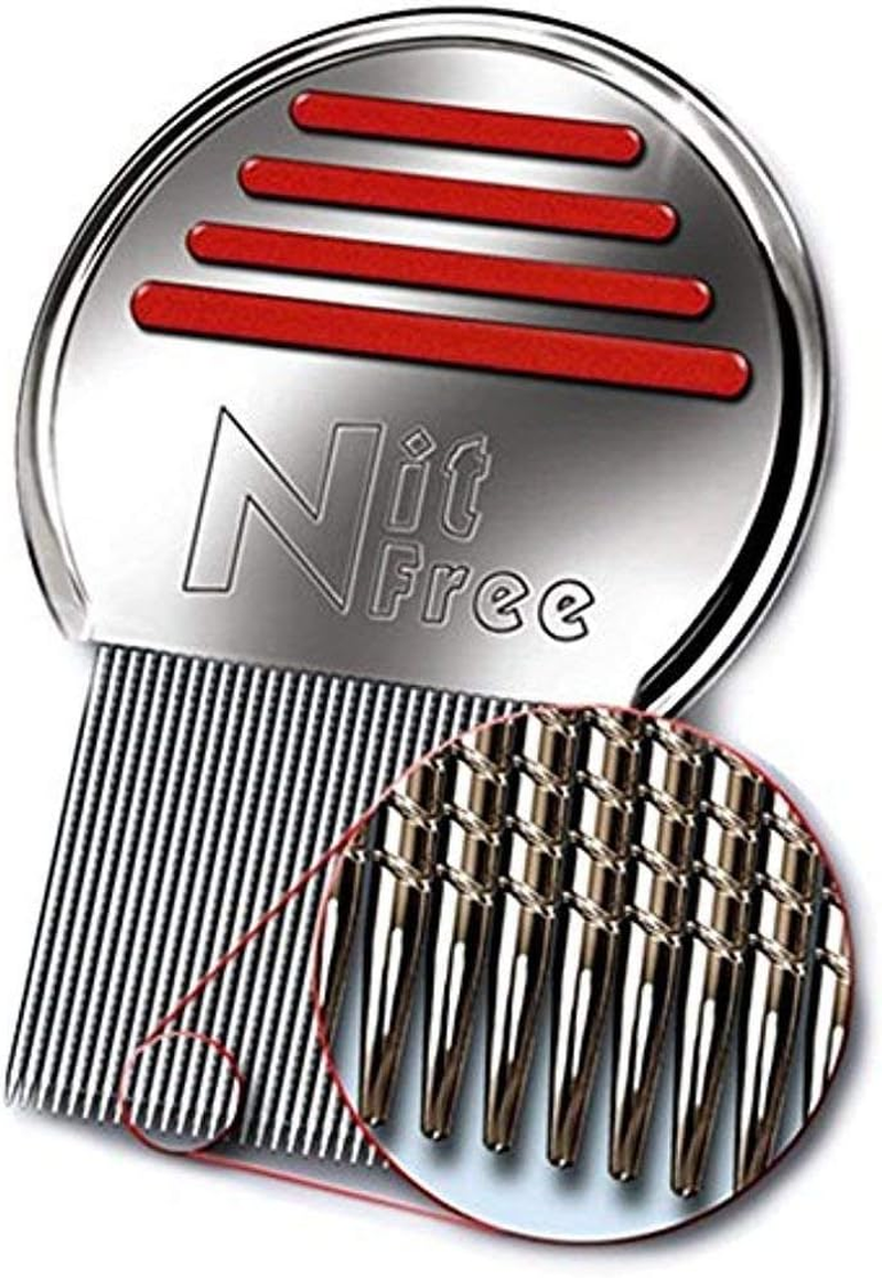 Nit Free Stainless Steel Terminator Louse and Nit Comb (Pack of 2)