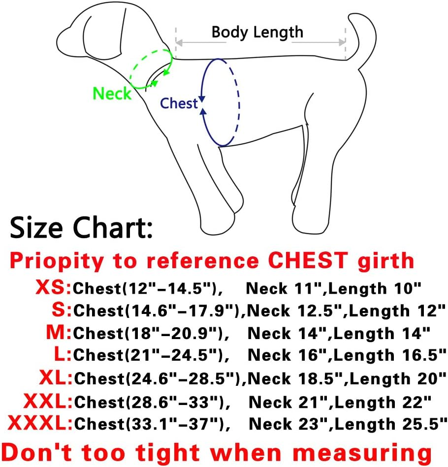 Joydaog Fleece Collar Reversible Dog Coats for Small Dogs Waterproof Warm Puppy Jacket for Cold Winter,Red XS image number 5