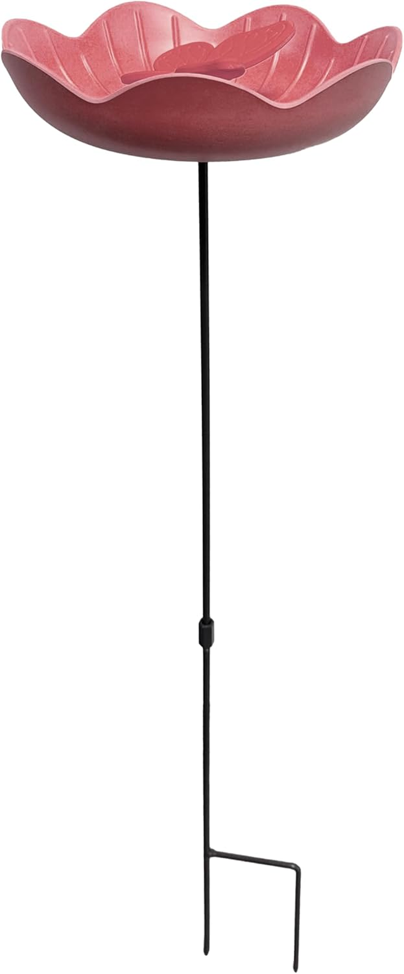 Klocke Dekorationsbedarf Bird Bath Garden Stake Diameter 20 Cm Butterfly - 6 Colours to Choose from (Blackberry, Diameter 20 Cm) image number 1