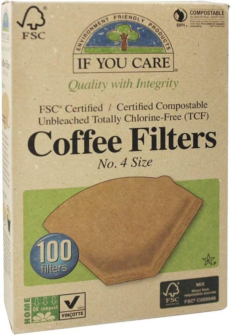 IF YOU CARE No. 4 Coffee Filters 100 Count, 100 CT