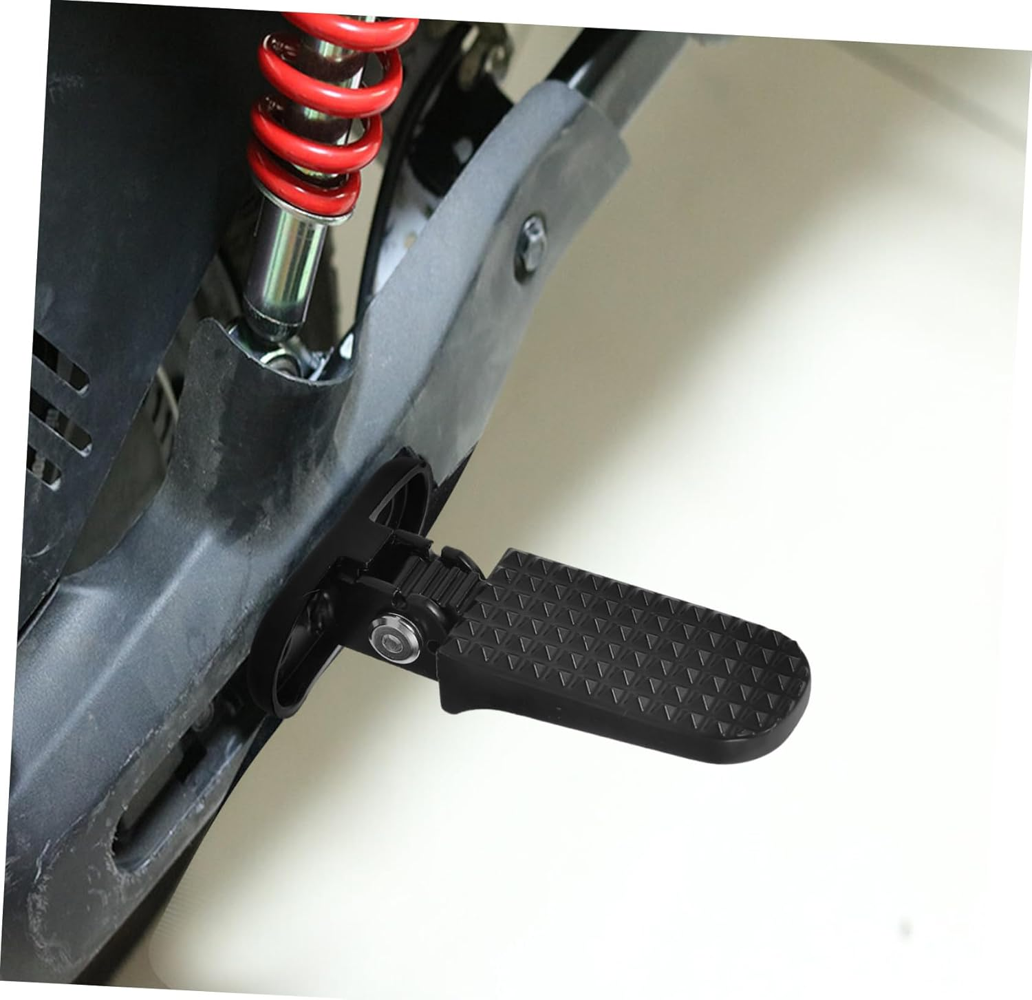 BRIGHTFUFU Scooter Foot Pegs Mount Rear Pedals Bike Pegs for Electric Mopeds Easy Install Rear Footrest Support Bike image number 6