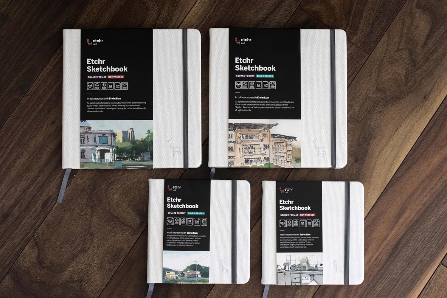 ETCHR 8"" Square Sketchbook: Cold Press