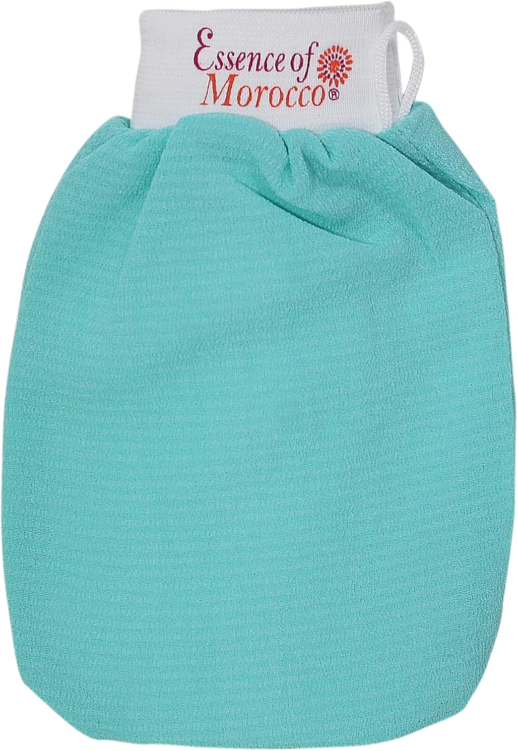 Moroccan Exfoliating Kessa Glove Hammam Exfoliation Scrubbing Mitt Spa Scrub Made in Morocco Premium Quality Blue Turquoise image number 1