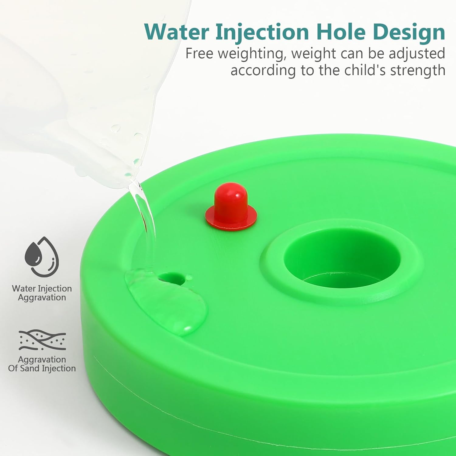 Kisangel Adjustable Plastic Dumbbell for Boy Girl Exercise Hand Weights for Boys and Girls Boy Girl Workout and Dance Dumbbells for Kindergarten and Home Fitness image number 5