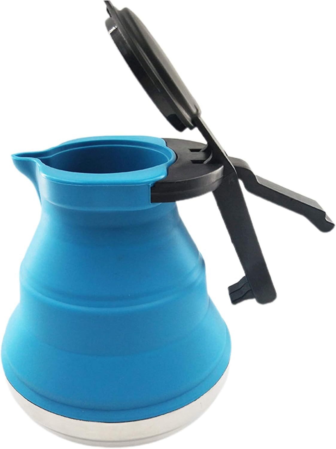 Camping Collapsible Kettle Teapot Coffee Pot Indoor and Outdoor Camping Hiking Picnic Sports for Backpacking Induction Cooker Kitchen Cookware