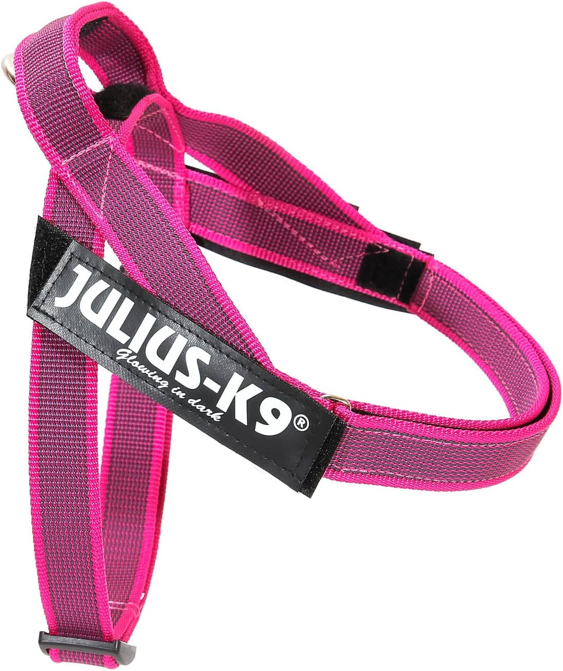 Julius-K9 IDC Color & Gray Belt Harness for Dogs, Size: Mini-Mini, Pink-Gray image number 2