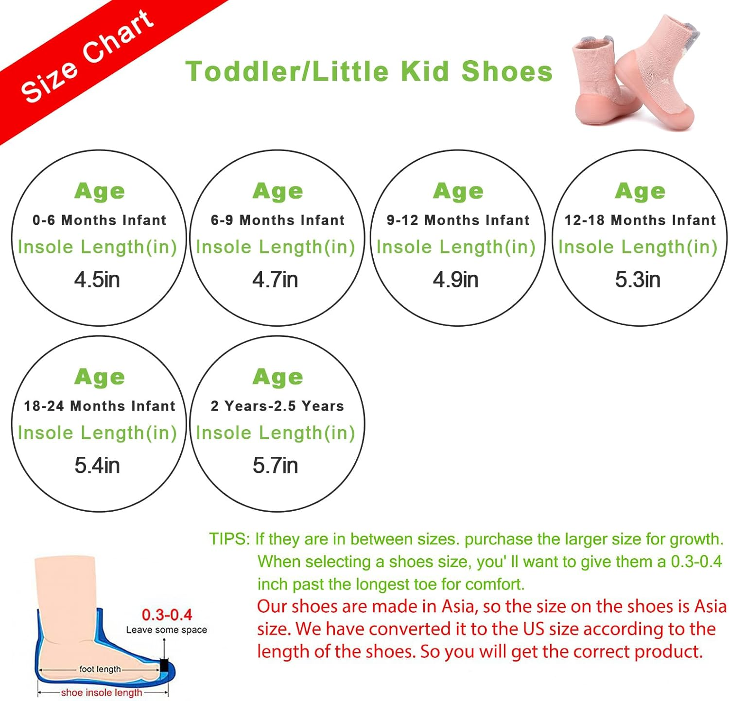 Baby Sock Shoes Toddler Cartoon Soft Rubber Sole Non Slip Indoor Floor Slipper for Infant Boys Girls First Walking Trainers Shoe image number 5