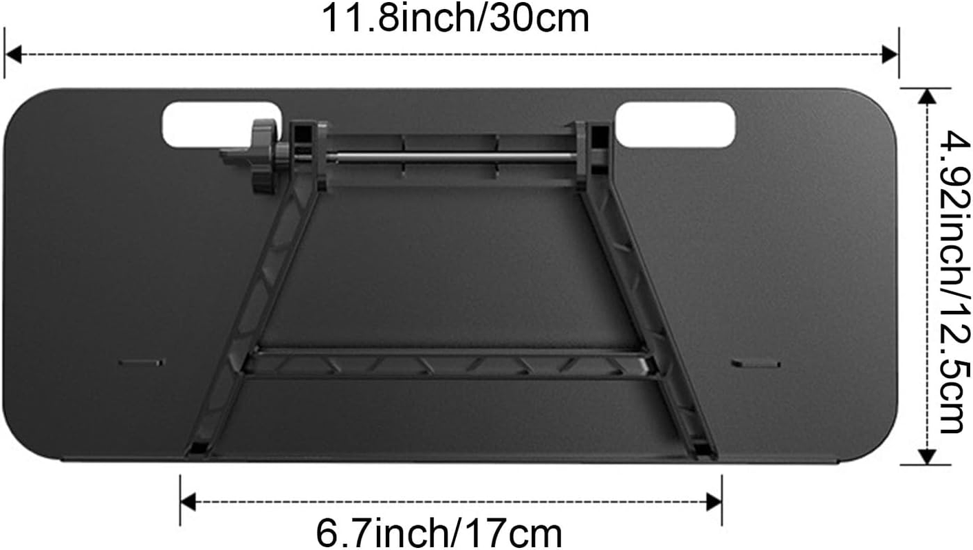 Wesoke 2 Pcs TV Top Shelf Screen Top Storage Stand, Black Computer Monitor Top Mounting Bracket Adjustable Cable Box Mount Shelf with 12 Inch/30Cm Platform for Speakers/Router/Sound Bars/Game Console image number 6