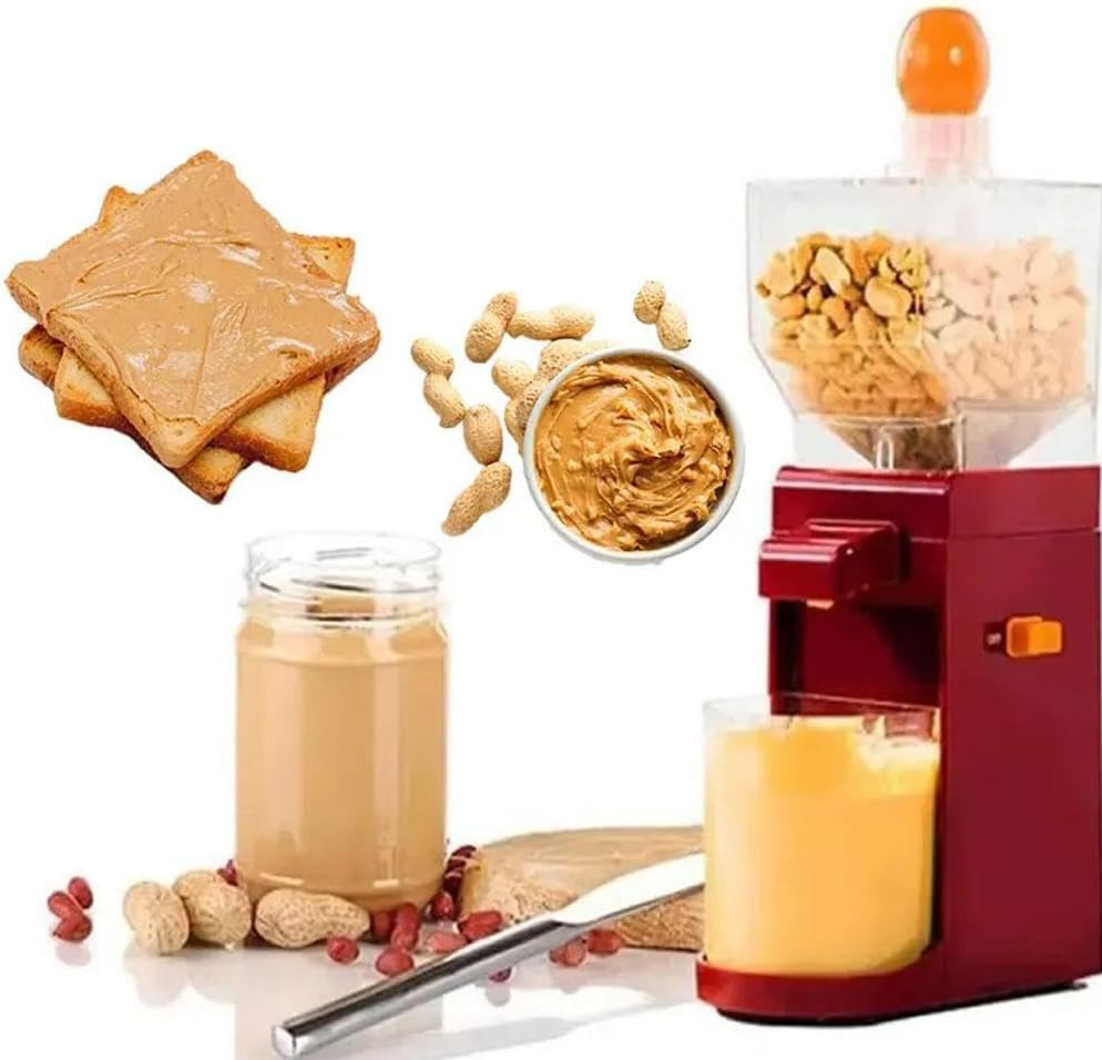 Electric Nut Butter Maker - 500Ml Non-Slip Base, Multifunctional Grinder for Groundnuts, Peanuts & More image number 5