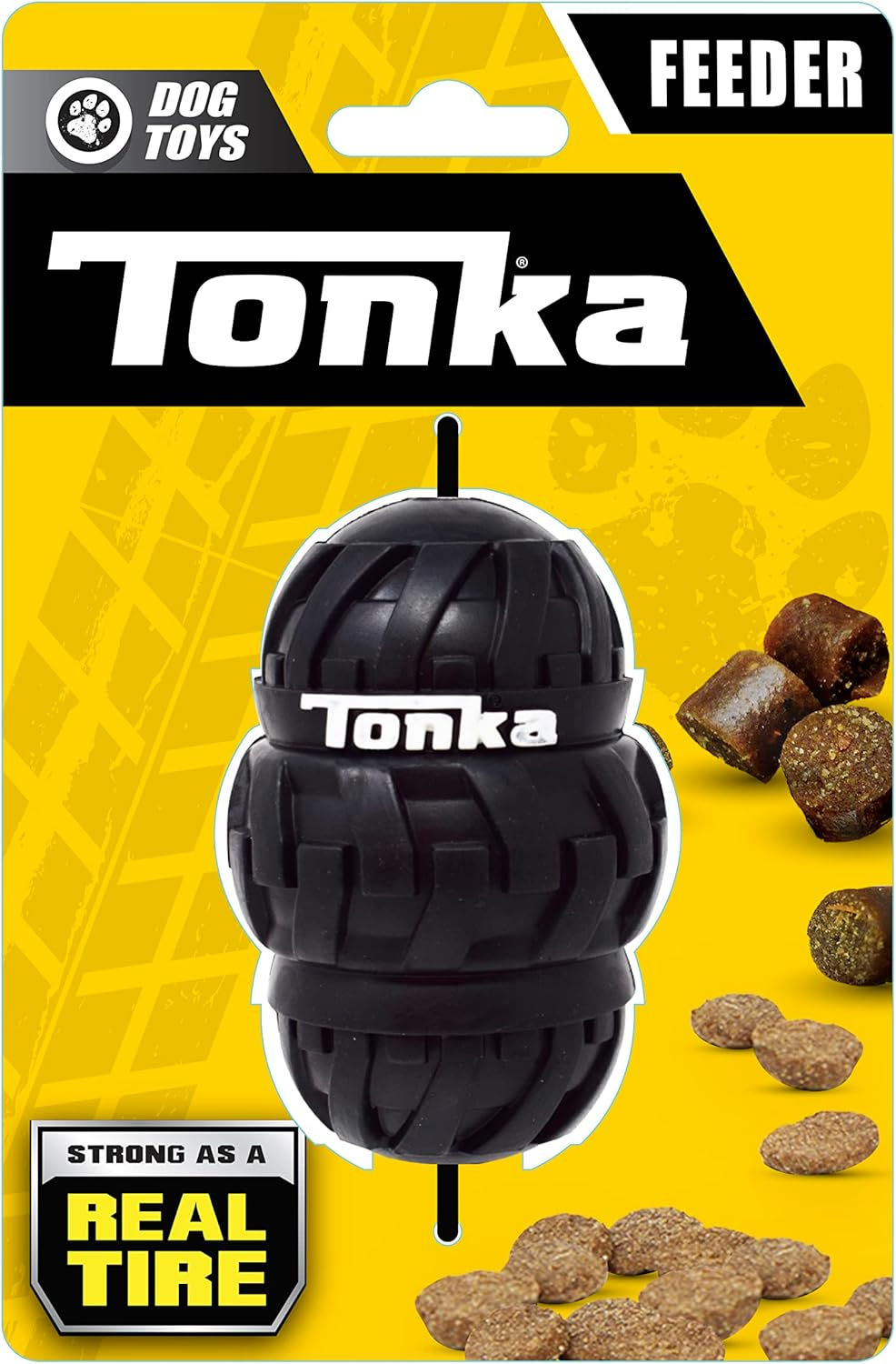 Tonka Tread Feeder Toy, Black, Extra Large image number 1