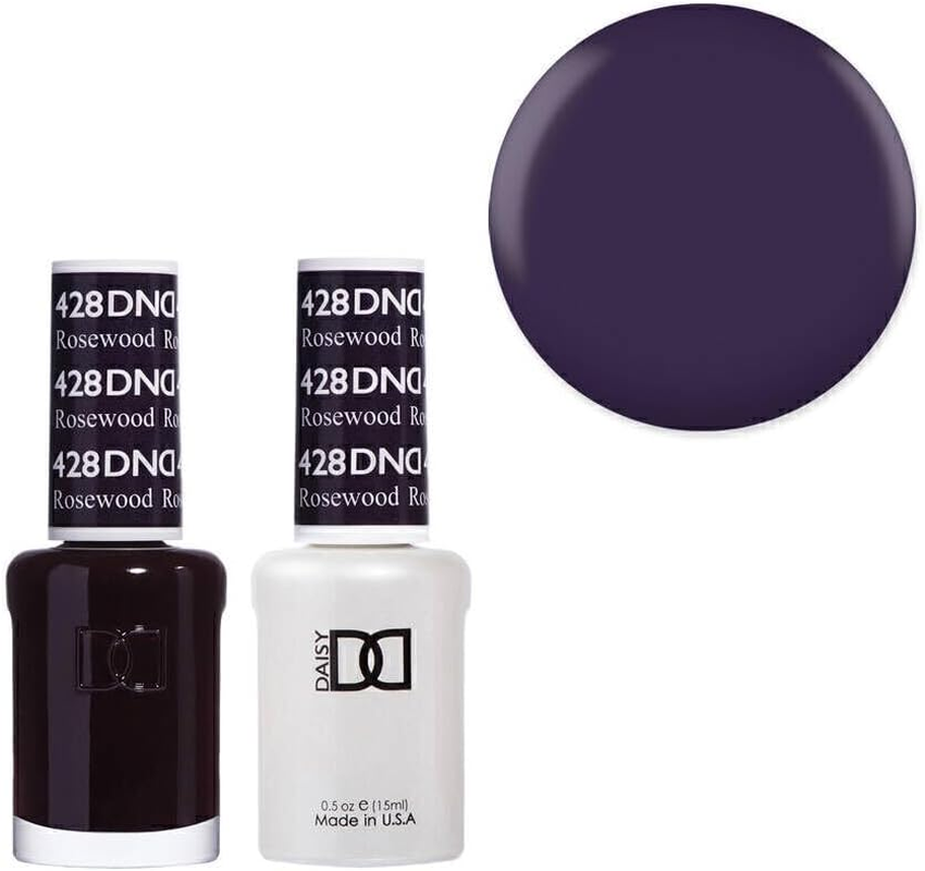 DND 428 Rosewood - Daisy Collection Gel & Lacquer Duo 15Ml