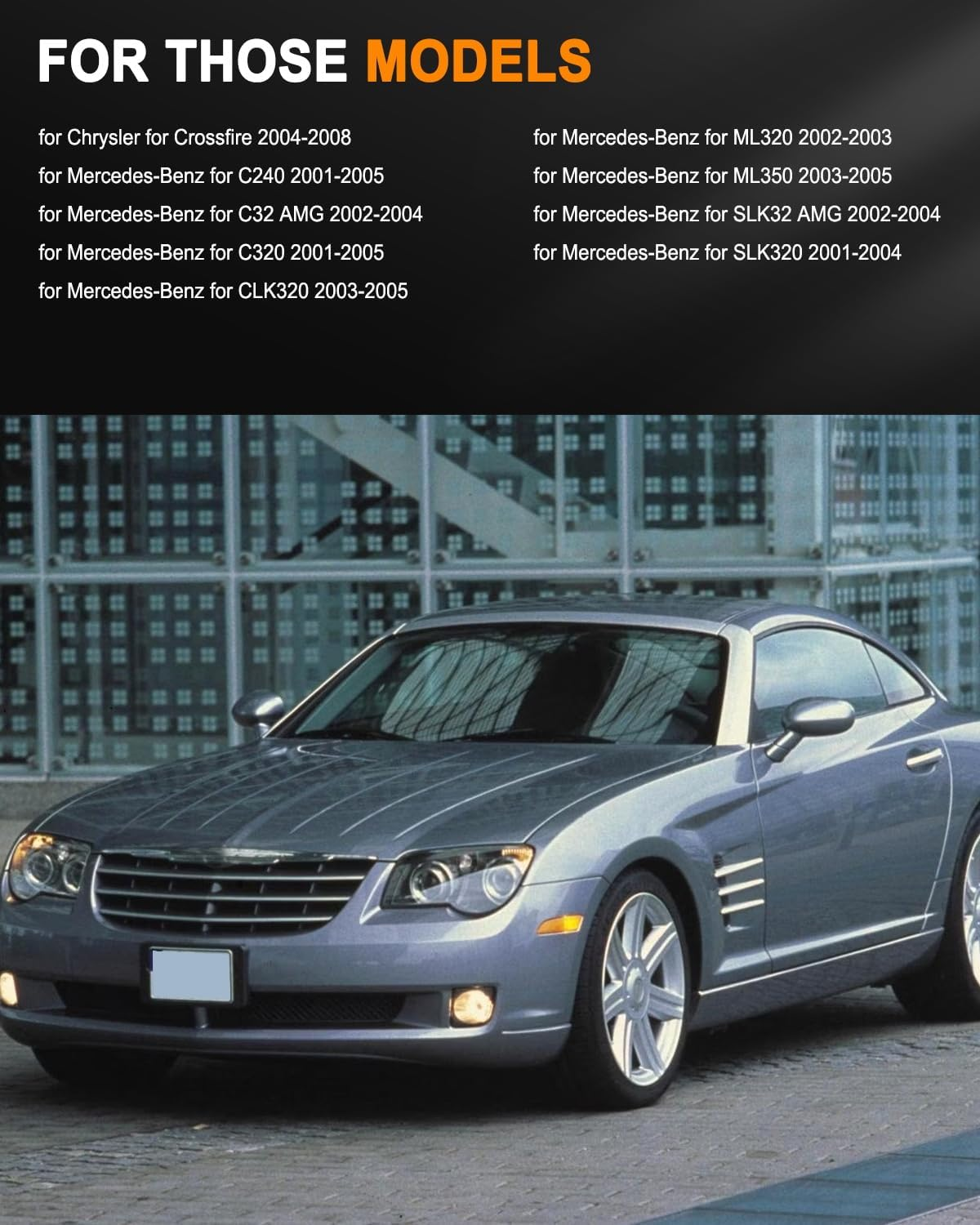 ASAPE New 13884 23096 Alternator 120 Amp Fit for 2001-2005 for Mercedes-Benz C320 C240, 2002-2004 for Mercedes-Benz C32 AMG SLK32 AMG, 2003-2005 for Mercedes-Benz CLK320 ML350 image number 2