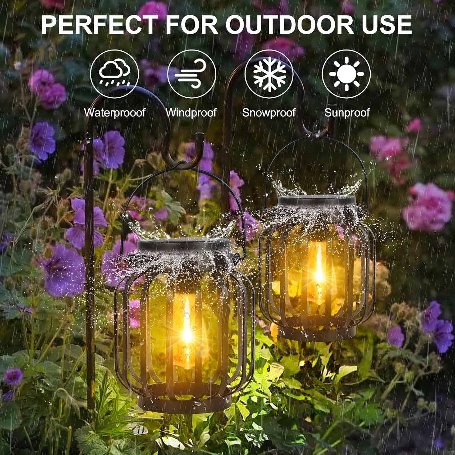 Replacement Solar Light Parts for Lantern: 2.83 Inch Waterproof Solar Replacement Top Lights Fit for 2.36 In, 2.42 In, 2.5 In, 2.76 In, 2.83 in Old Lantern Port - Vintage Light Bulbs for Original Lamp image number 5