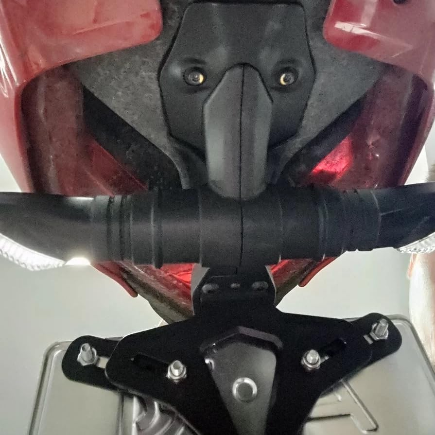 ONE.K.S Motorcycle License Plate Holder Fender Eliminator Registration Bracket for Ducati Panigale/Streetfighter V4.S.R/V2 image number 6