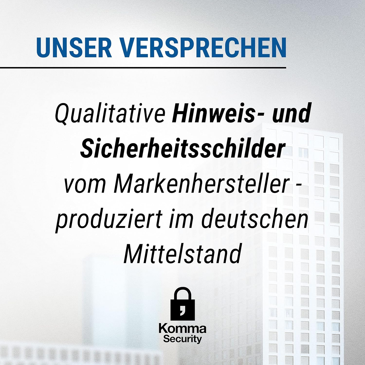 Komma Security Object Alarm-Secured Video Surveillance Plastic Sign - Attention Caution Video Surveillance - Notice Sign Video Surveillance - Warning Sign