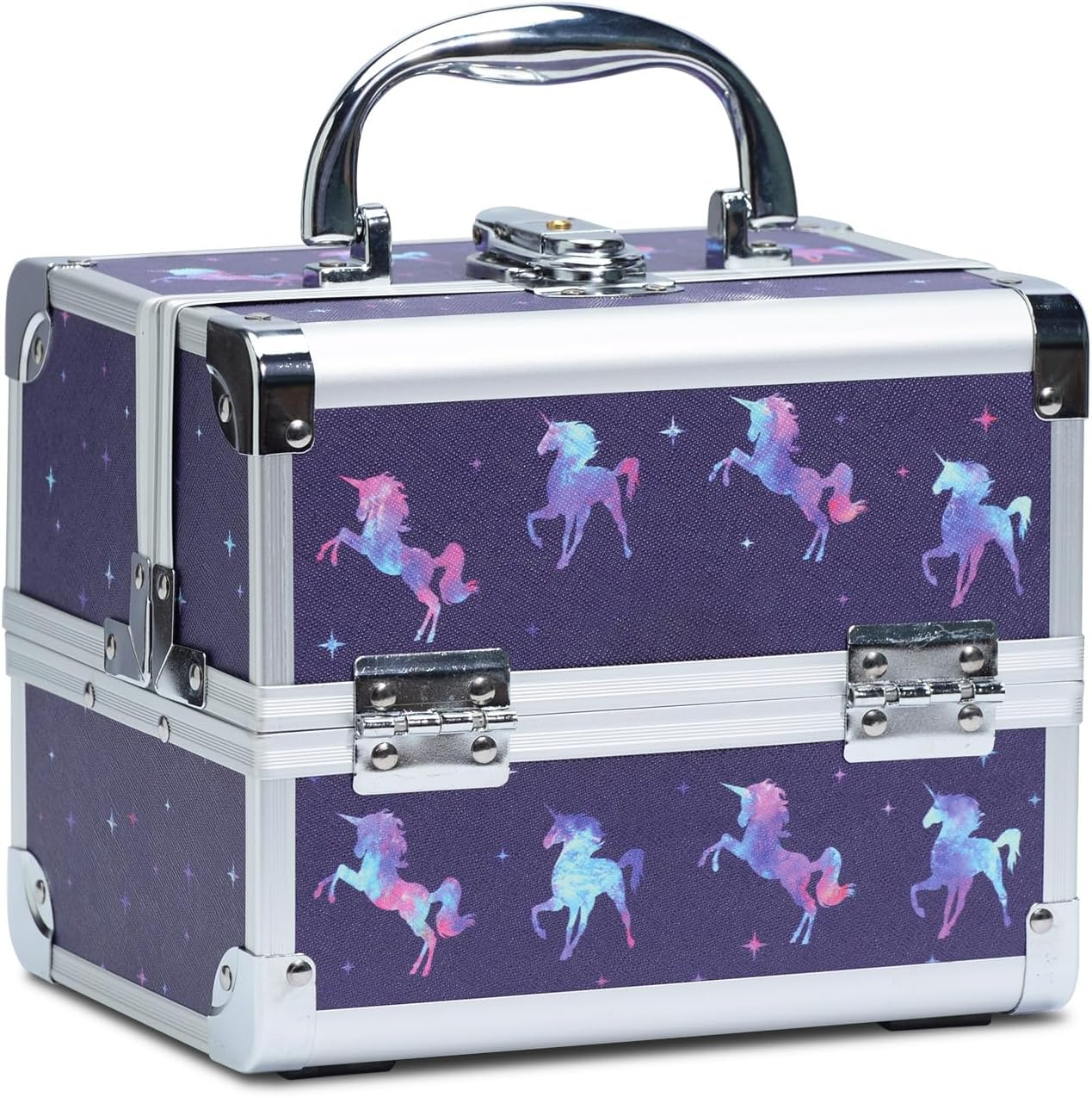 Make-Up Cosmetic Box Vanity Case Jewellery Storage Cabinet with Mirror 19.5 X 15 X 16 Cm