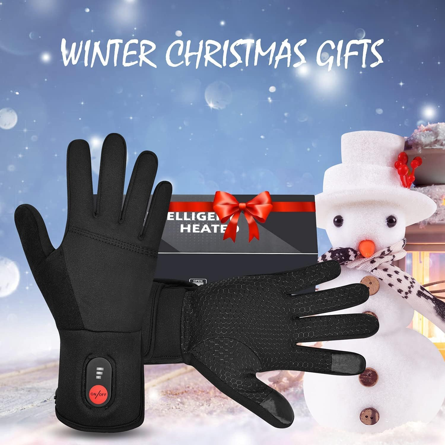 Electric Heated Gloves, Ideal Hand Wear for Arthritis Sufferers, Ultra-Thin and Touch-Screen Compatible, Perfect for Skiing, Riding, Hiking, Cycling, Hunting - Lightweight Hand Warmers image number 5