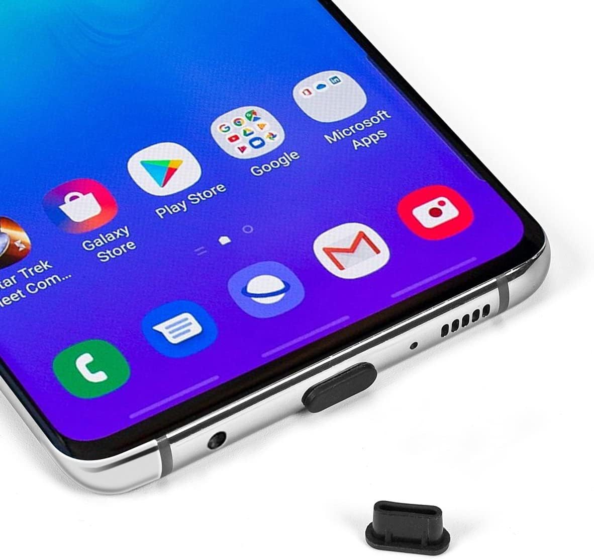 USB C Cover, 10 Pack Type C Dust Plug Charger Port Protector for Iphone 17 16 15 Pro Max, Samsung Galaxy S24, S23, S22 Ultra S21 FE S20, Note 20, All USB C Devices & Macbook Laptop