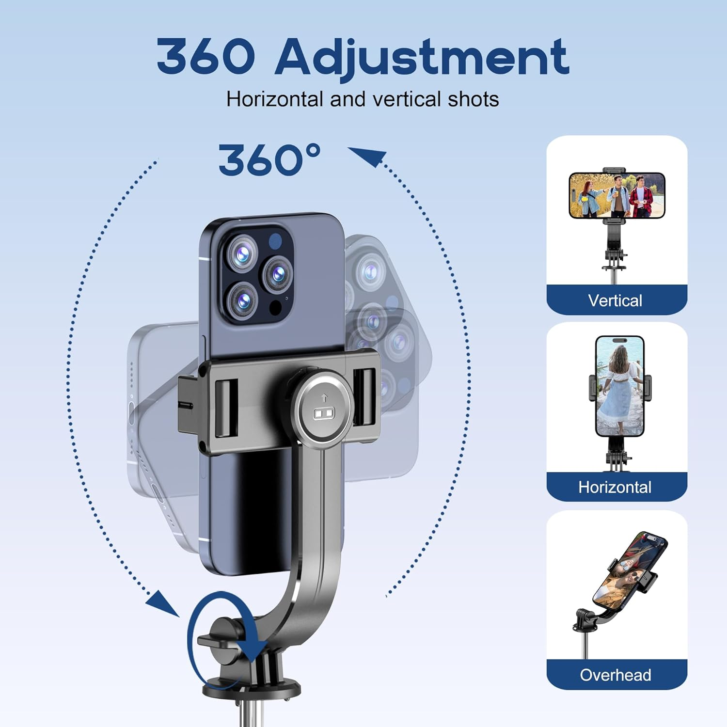 TUXOIUBA Selfie Stick Travel Tripod for Cell Phone with Remote Control and Phone Holder, 170Cm Extendable Selfie Stick for Iphone, Iphone Tripod for Selfie/Video Recording/Photo/Live Stream/Vlog