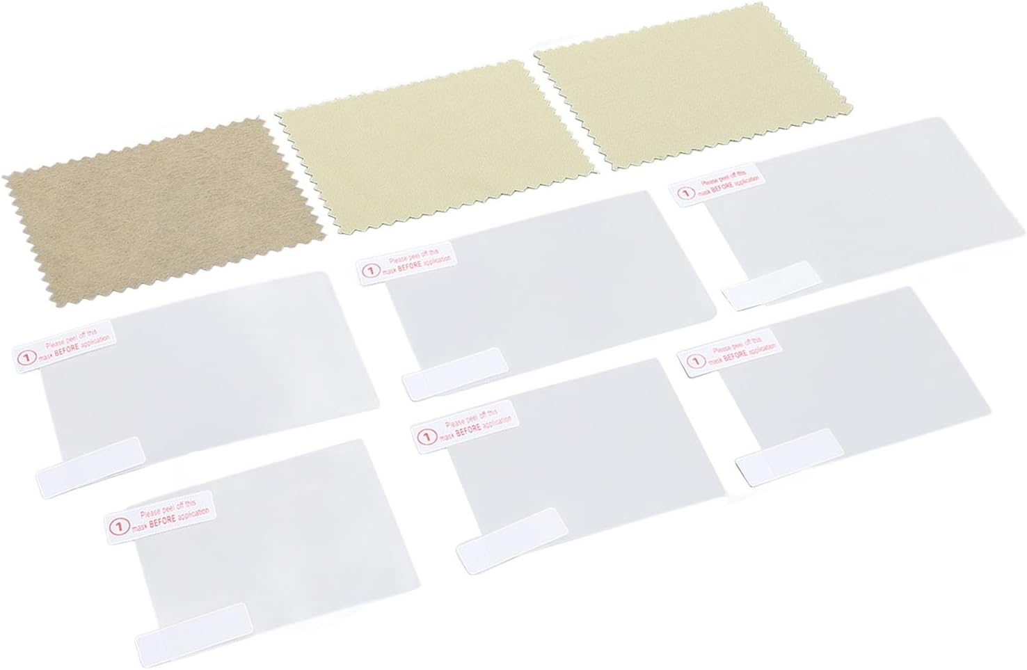 Screen Protector for New 3DS Console Handheld System, 3 Sets, 9H Tempered Glass, Anti-Scratch, Transparent HD Clear, Game Machine Screen Film image number 5