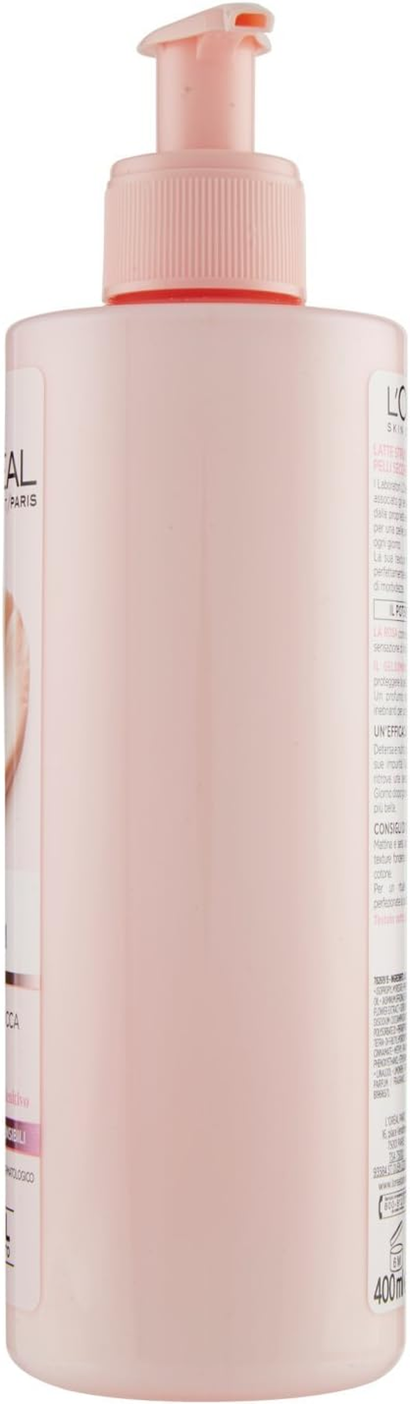 L'OREAL Rare Milk Dry/Sensitive Skin Cleaner Flowers 400 Ml image number 4