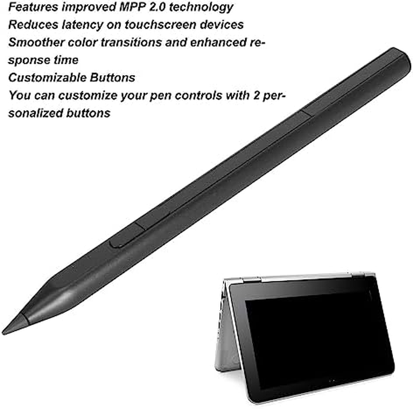 Stylus Pen for Envy X360 Pavilion X360 Spectre X360 Rechargeable MPP 2.0 Tilt Active Pen with 4096 Pressure Sensitivity, Palm Rejection, Magnetic Attachment Function image number 5