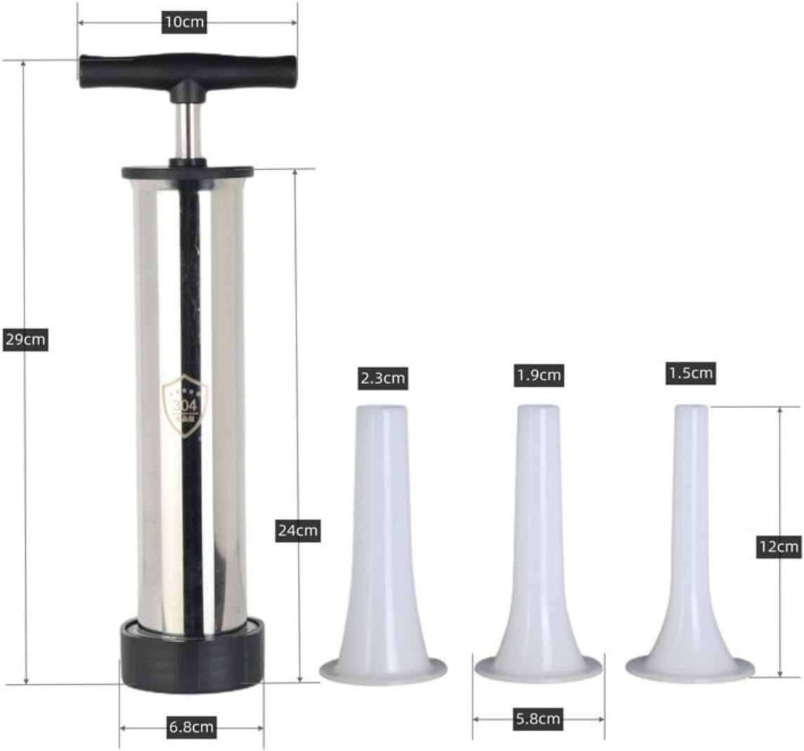 ZNZNANG Manual Sausage Machine-Sausage Filling Machine -Household Sausage Filler-Homemade Sausage Filling Machine Easily Make Various Sausages at Home image number 1