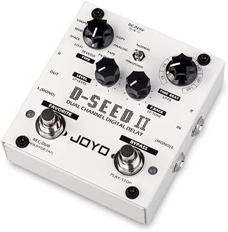 JOYO D-SEED-II Dual Channel Digital Delay Guitar Pedal image number 5
