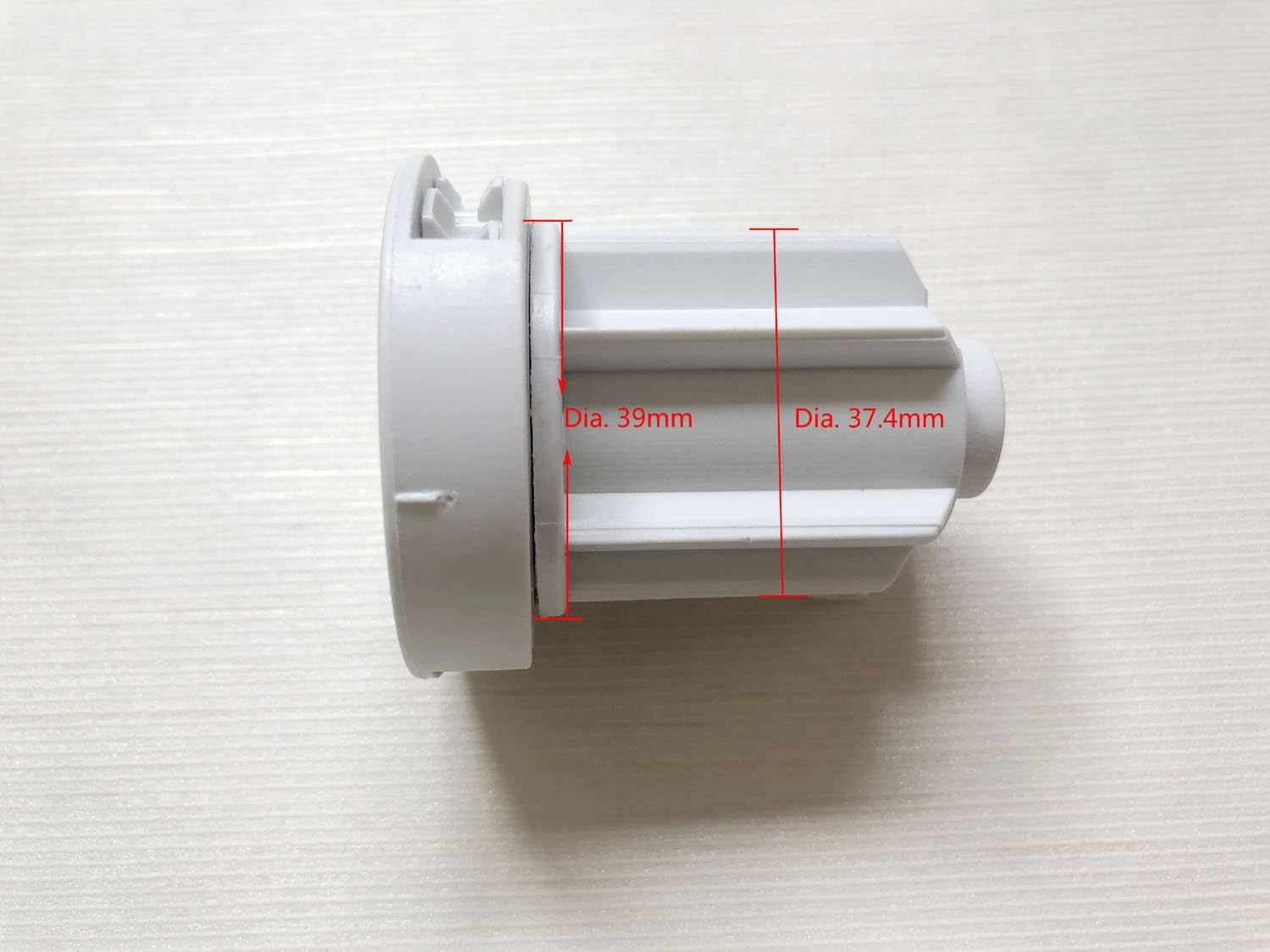 Luanxu 38Mm Roller Blind Mechanism with Metal Bracket, Clutch, Chain Drive, Spare Parts - Max Load 5KG image number 4