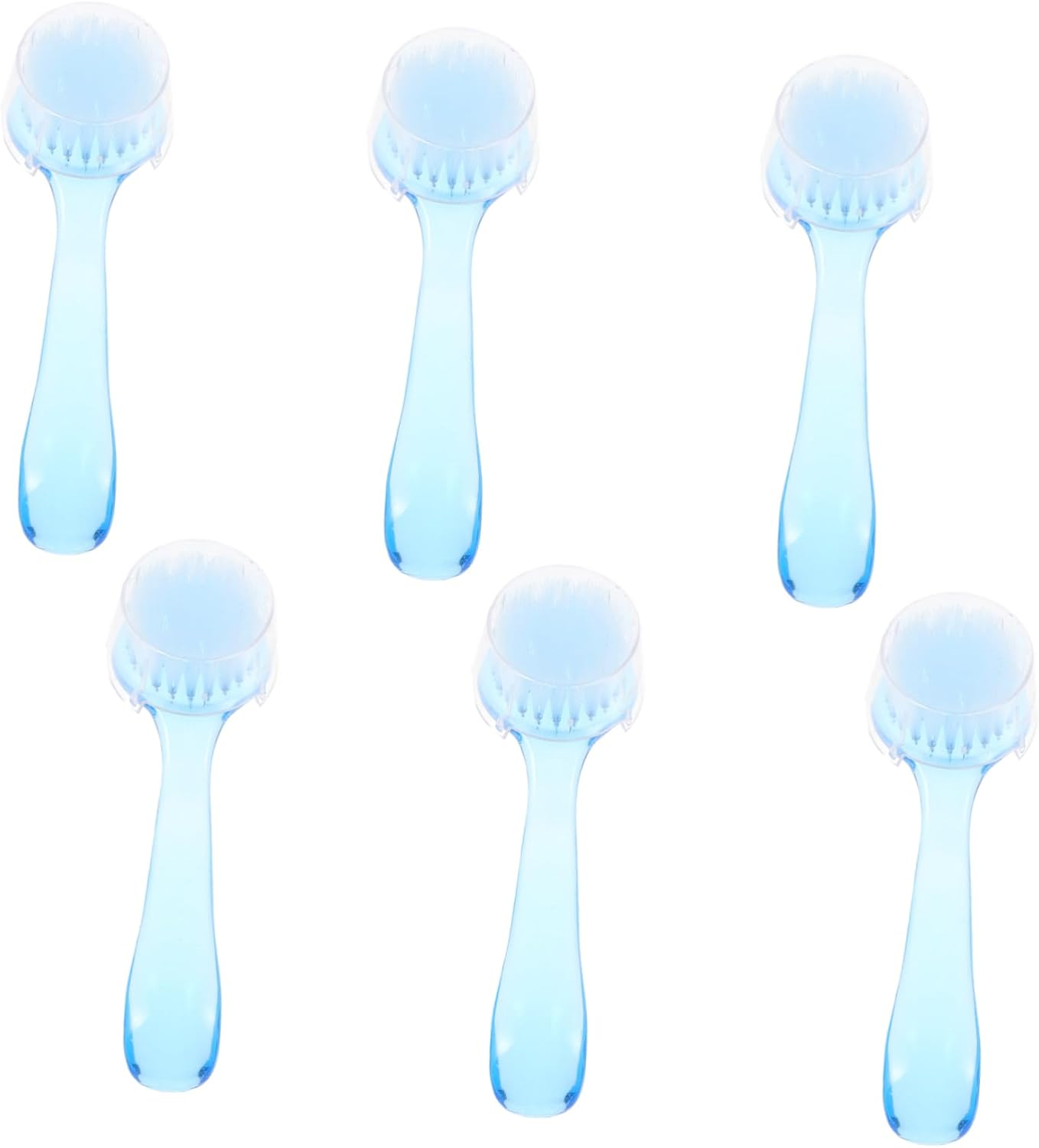 6Pcs Manicure Brush Fingernail Brush Tool Nail Cleaner Compact and Comfortable