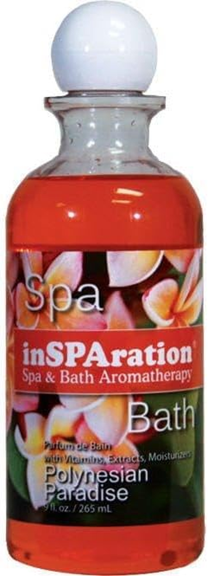 Insparation Spa and Bath Aromatherapy 123X Spa Liquid, 9-Ounce, Polynesian Paradise image number 1