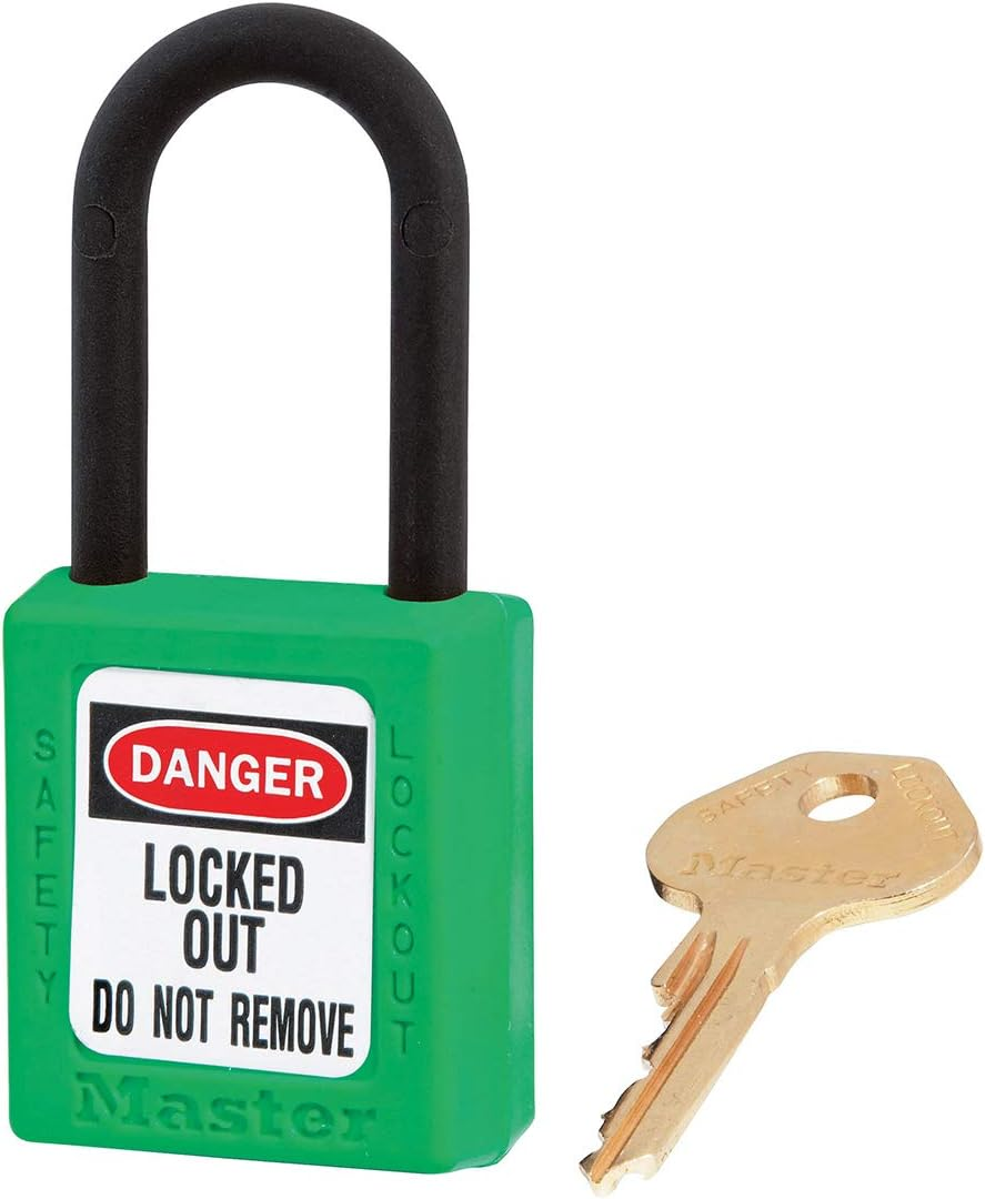 Master Lock 410 KD Safety Padlock, Green