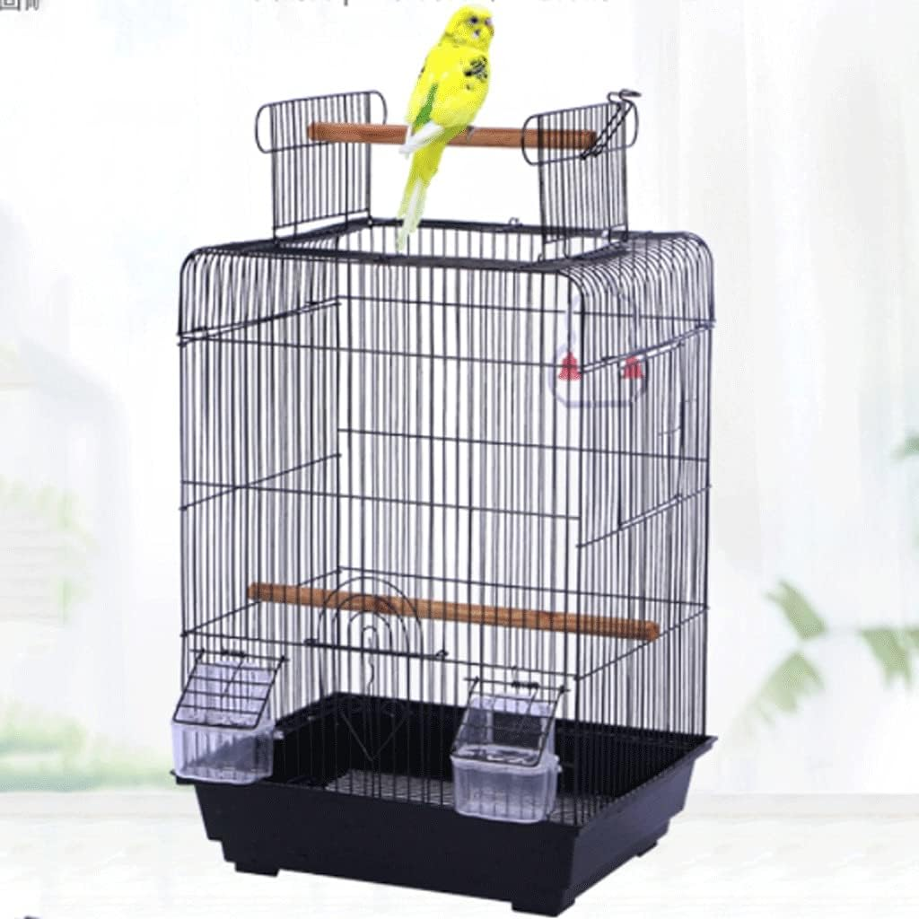 Bird Cage 23" Bird Cage Open Top Medium Small Parrot Parakeet Bird Cage for Cockatiel Sun Parakeet Green Cheek Conure Budgie Finch Canary for Small Exotic Birds and Canaries Garden Decor image number 3