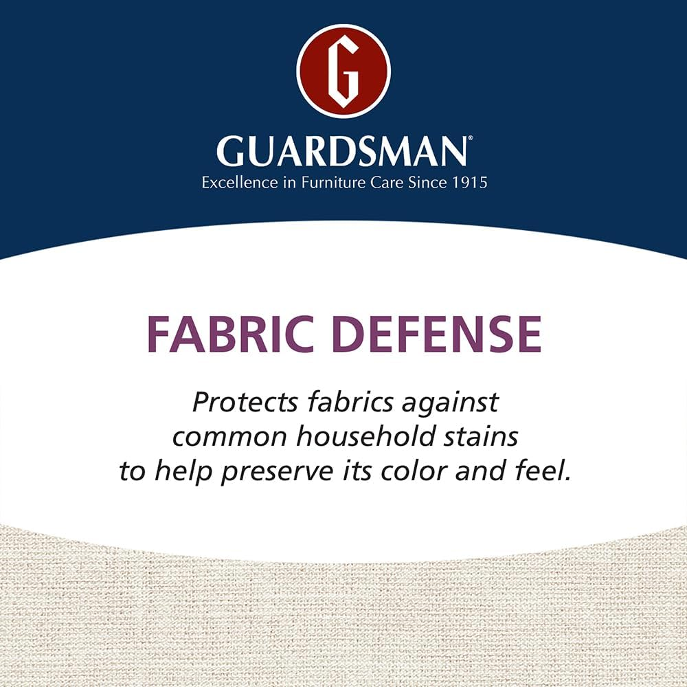 Guardsman Fabric Defense & Upholstery Water Repellent Spray, Protector & Stain Prevention for Microfiber, Rugs, Carpeting, Fabric Furniture, Apparel, and Shoes, Unscented, 11 Oz image number 1